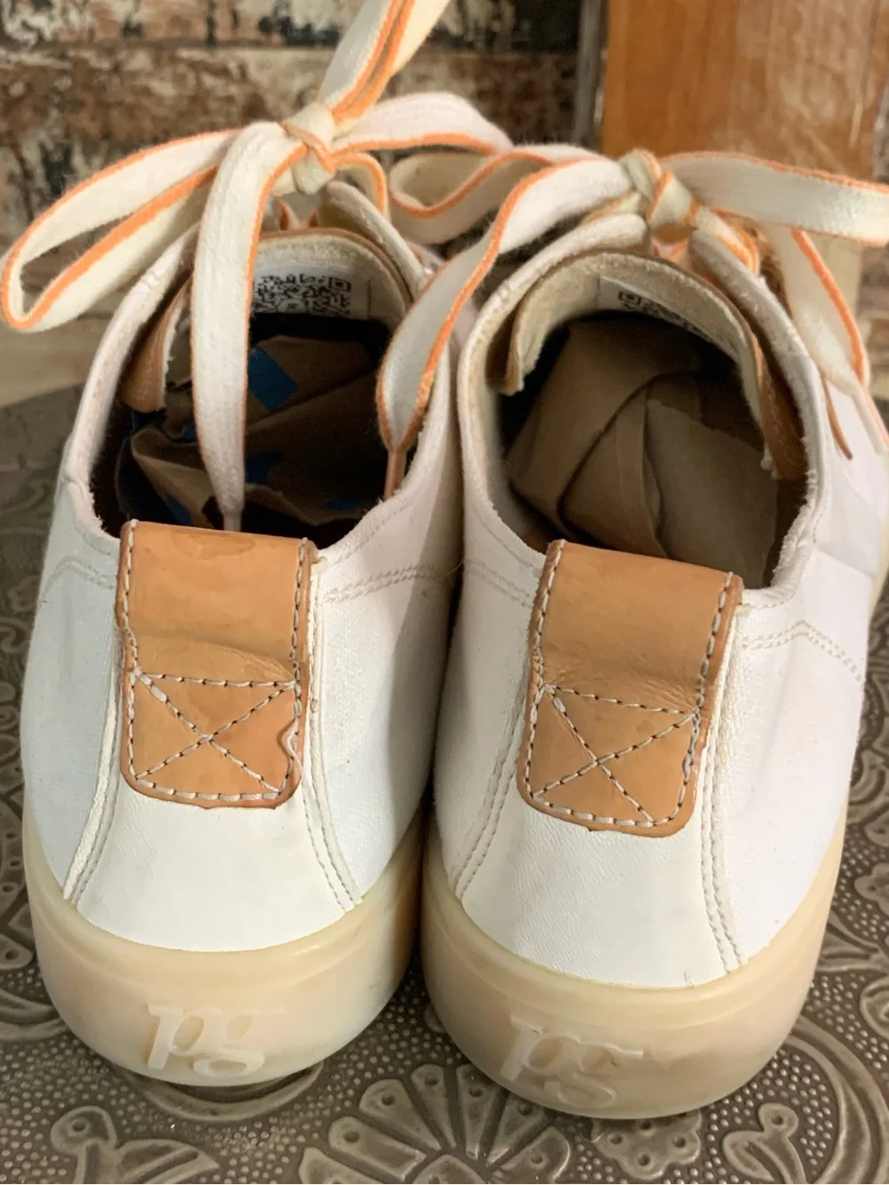 Paul Green PGB Zero 1 Pure Go White Casual Low-Top Sneakers, 9.5 / 10